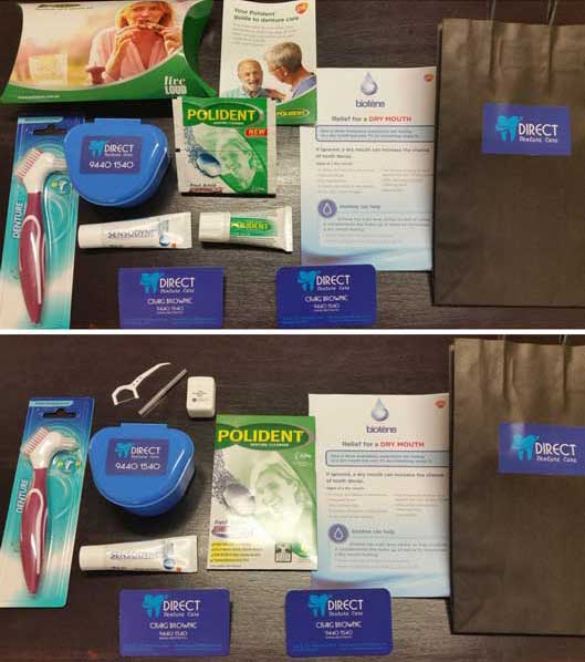 Direct Denture Care Packages