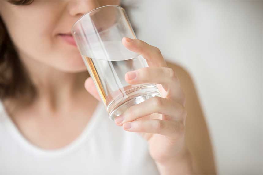 Drink more often water if you have a dry mouth